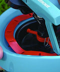 Close-up of Impulse Polymer Sled Base Sprinkler With Adjustable Pattern Master Circular Coverage, showing collar adjustment