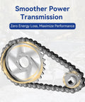 Chain Drive Sprocket Kit For Sur Ron Light Bee X Segway X160 X260 Electric Dirt Bike 420 Chain 42 Link With 30T Front Sprocket And 13T Rear Sprocket LBX LBS Compatible