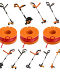 Easy Install Edger Spool Replacement 10ft 0.065 Inch for Worx Weed Eater String Trimmer WG154 WG155 WG175 WG180 kits