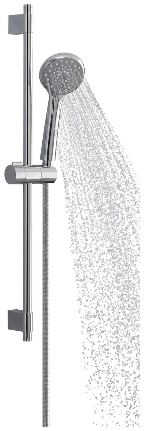 Awaken All In One Handheld Shower Kit With 24 Inch Slidebar And 60 Inch Hose, 3 Spray Modes, Brushed Nickel Finish