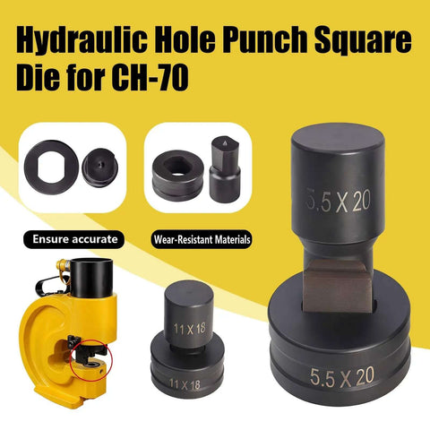 Oval Slotted Die For CH-70 Hydraulic Press Replacement Hole Punch Die For Heavy Duty Punching Machine