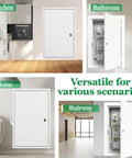 Total No Brainer Install Aluminum Access Panel With Strong Reinforced Door For Drywall in kitchen and bathroom settings.