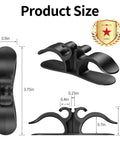 Dimensions of Six Pack Upgraded Kitchen Cord Organizer For Appliances with sticky silicone and cord slots for thick wires.