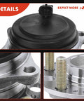 Close-up of Two Rear Wheel Bearing And Hub Assemblies With ABS For Kia Sorento 2016 2017 2018 2019 2020 FWD Only 5 Lug Compatible Set