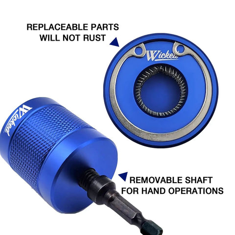 Pro Grade One Inch Copper Pipe Cleaner For Plumbers, Extreme Duty Tool with removable shaft and rust-proof parts