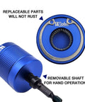 Pro Grade Copper Pipe Cleaner For Half Inch And Three Quarter Inch Pipes Heavy Duty Plumber Tool With Aircraft Grade Aluminum Housing