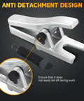 Shop Grade Adjustable Ball Joint Separator Heavy Duty Steel Automotive Tool Beats Rust Tight Joints with anti-detachment design.