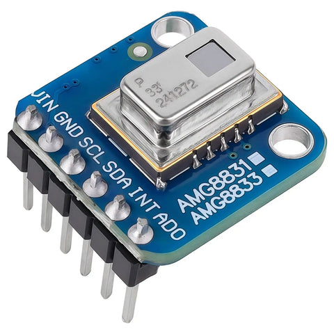 Dope 8x8 Infrared Thermal Imaging Camera Sensor Module For Raspberry Pi And Arduino, I2C 3-5V, AMG8833 Grid Array