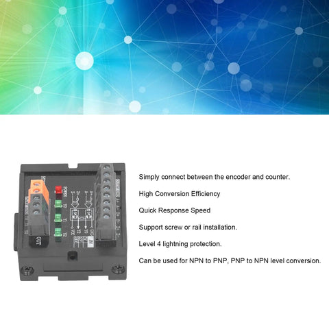 High Speed Sign Converter Module For Encoders 3 Channel TTL EIA422 423 Inputs NPN PNP HTL TTL Outputs 5V Platform Board