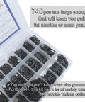 740 Piece Universal O Rings Set In 24 Sizes With 4 Tools For Faucet Plumbing Automotive Repair Nitrile Rubber O Ring Kit in open case
