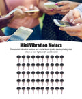 50Pcs Mini Flat Vibration Motors 3V 10x2.7mm Micro Vibrating Motors for Smartphones, illustration with devices