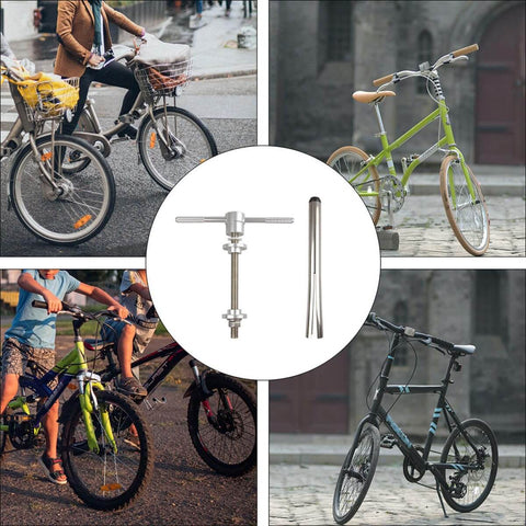 Bike Headset And Bottom Bracket Press Tool Set Pro Grade Center Shaft Bearing Installer For Bicycle Repair And Maintenance