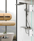 Durable Chrome Glass Shower Door Hinge For Frameless Bathroom Doors With 90 Degree Match Plus Heavy Duty Rubber Protectors Designed For Easy Peasy Mounting So You Enjoy Zero Drama Quick Setup Always, featuring automatic closing at 25 degrees.