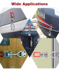 4 Pack Toggle Latch Clamp Set 304 Stainless Steel Quick Release Latches With 396 Lbs Holding Capacity used on various surfaces