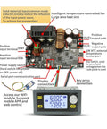 0 To 60V CNC Adjustable DC Power Supply With Constant Voltage And Current, 15A Or 20A Output, 900W To 1200W Step Down Module showing components