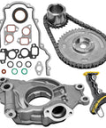 Chevy 5.3 Timing Chain Kit M295HV Oil Pump For 2007 To 2013 Silverado Tahoe Suburban GMC Sierra Yukon Hummer Pontiac Saab 5.3L