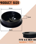 2.5 Inch Plastic Cable Grommet Desk Hole Cover For Wire Management And Cord Organization In Workstations And Tables Fits 60mm Hole ABS Durable Cable Routing Grommet