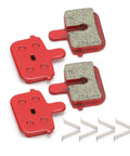 Eight Piece Disc Brake Pads Set For Bikes Quiet Lightweight Resin Semi Metal Braking Replacement For Electric Vehicles Mountain Bikes