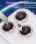Camera Lens Protector For iPhone 17 Pro And 17 Pro Max, Ultra Thin Tempered Glass Shield With Diamond Pink Finish, scratch-resistant
