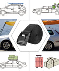 Beefy Heavy Duty Cinch Tie Down Straps With Cam Buckles 4 Pack 1m Black securing kayak on car