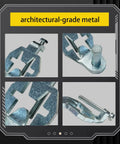 Heavy Duty T-Post Gate Hinge Kit With Galvanized Pins for Chain Link Fences, Farm, Garden and Backyard Gates Close-Up
