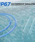Boss Level 10 Pack Heat Shrink Tubing Roll Kit Heavy Duty 70 Foot Long Dual Wall Marine Grade Waterproof Adhesive Lined With 4 To 1 Ratio For Securing Auto Electrical Wire Seals And Serious Diy Projects That Keep Wires Safe From Moisture Damage, IP67 waterproof insulation