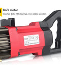 VgtHK Hydraulic Rebar Cutter For 4-16Mm Steel Rope And Round Mild Steel showing electric motor and ergonomic handle design.