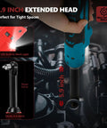 Upgraded Brushless Three Eighths Inch Cordless Ratchet Wrench Beast Mode With 60 Ft Lbs Torque Variable Speed And LED Work Light