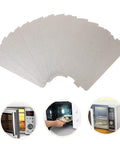 12 Piece Mica Plate Sheet Set For Microwave Waveguide Cover Replacement Parts Heat Resistant And Oil Resistant Insulation Mats