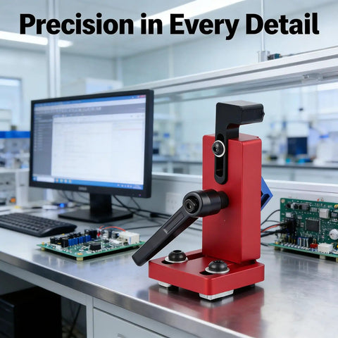 45 Degree Miter Coupler And T Track Stop Block For Woodworking Guide Rails Tough As Nails Aluminum Alloy Backing Connector in a workshop setting.