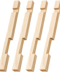 Four Pack Wood Beehive Entrance Reducers for Ten Frame Beehives Easy Install Protectors for Beekeeping Supplies