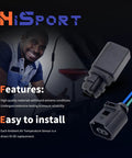 No Drama Fix Ambient Air Temperature Sensor With Connector Pigtail Plug Quick Swap For Audi A3 A4 A6 And Volkswagen Golf Jetta Passat GTI showing installation features.