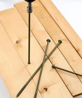 50 Pack Number 14 X 10 Hex Head Timber Screws Heavy Duty Exterior Deck Fasteners Self Drilling Tips being installed into wood.
