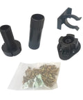Beefed-Up Black Cabinet Leveler Legs Set 12 Pack Each Leg Supports 330 Lb Adjustable parts and screws