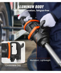 Heavy Duty 1 Inch Air Impact Wrench Delivering 3160 Ft Lbs Breakaway Torque Pro Pneumatic Impact Gun with 8 Inch Extended Anvil, aluminum body