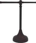 Carolina Collection Guest Towel Stand In Oil Rubbed Bronze, Solid Brass Construction With Felt Pad, Heavy Base, Traditional Design