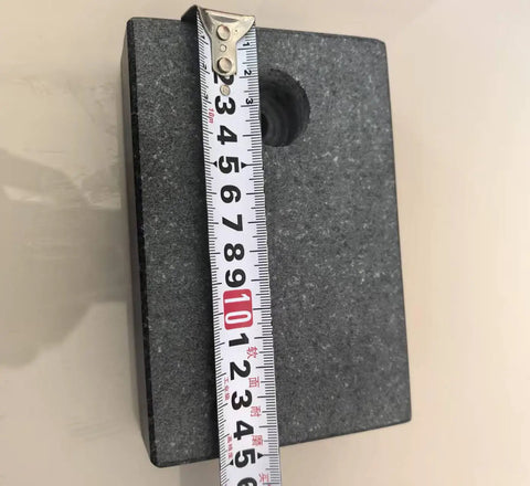 Pro Grade Granite Comparator Base 150mm By 100mm By 50mm With Digital Indicator for precise calibration and flatness testing.