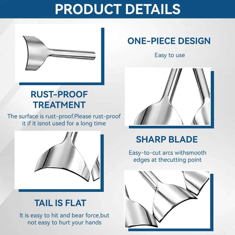 Details of Nine Piece Half Round Leather Punch Set From 10mm To 50mm showing rust-proof durable steel design and sharp edges for DIY projects