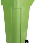 Heavy Duty Fluid Disposal Cart for Eye Wash Stations with Concave Top Drain, Dual Wheels, Molded Handle, Universal Fit, 16.5x18x33 Inches