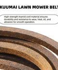 Beefy Replacement Deck Belt Five Eighths Inch By One Hundred Eighty Three And Three Eighths Inch For 510201301 And IZ Series Mowers