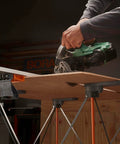 NGX 96 Inch Clamp Edge System with Quick Connect and Quick Lock Lever for fast, accurate straight cuts on circular saws in use