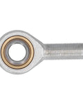 Left Hand Thread Ball Joint Bearing Self Lubricating Rod End For Heavy Duty Industrial Use, Axial Limit Capable, Handles Slow Swing And Rotary Motion, Rugged High Load Performance, Model SAL16T-K, 16mm bore