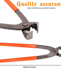 Ear clamp pincer from 125 Piece 7 To 21mm Single Ear Hose Clamps Kit In 304 Stainless Steel, shown in close-up, 10 inch size.