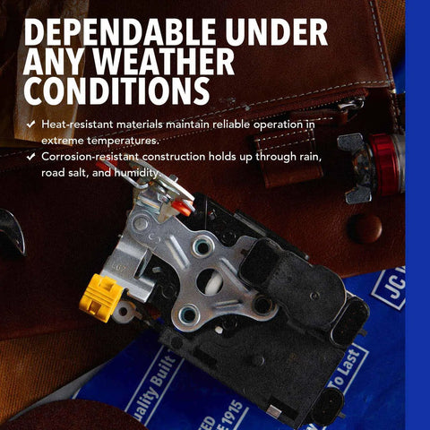 Rear Right Door Lock Actuator For Chevrolet GMC Models bolts right on, showcasing heat-resistant and corrosion-resistant design.