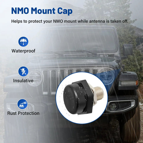 NMO To UHF SO239 Connector Adapter For VHF UHF Ham Radio Mobile Antenna Mount With Cover PL259 Short Type