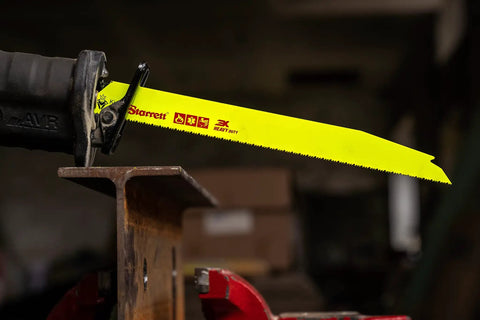 Bi Metal King Cut Fire Rescue And Demolition Reciprocating Saw Blade 6 Inch Length Three Quarter Inch Width 0.35 Inch Thickness