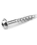 Zinc Pocket Hole Screws One And A Quarter Inch Coarse Thread Maxi Loc Head Indoor 1200 Count SML C125 1200 for woodworking