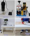Heavy Duty 10 Foot Momentary Foot Switch Pedal Controller with 3 Prong Piggyback Plug used with wood router and wire stripper.
