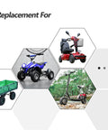 4.10/3.50-4 4-Ply Off Road Heavy Duty Tire replacement for garden cart, go-kart, mobility scooter, and electric scooter