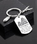 Civil Engineer Keychain Gift For Builders Funny Dog Tag Pendant Like A Normal Engineer Only Cooler Boss Level Engineer Gift
